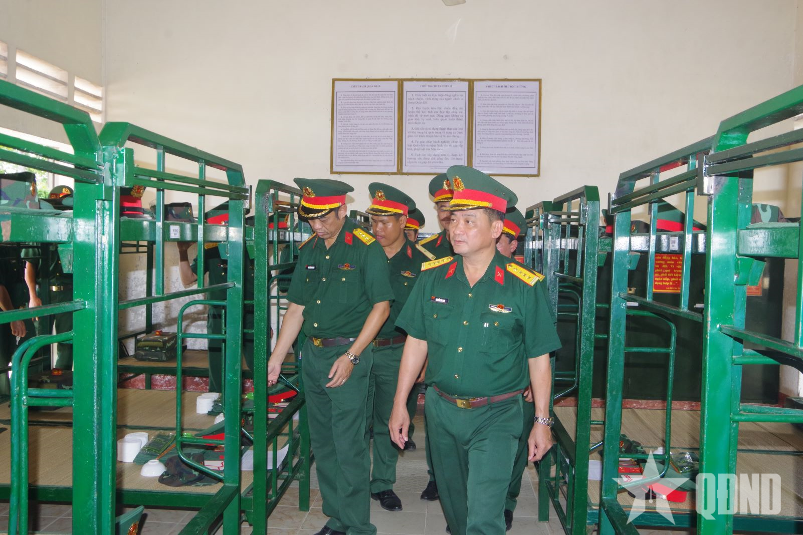 Bảo đảm tốt hậu cần đón nhận chiến sĩ mới

